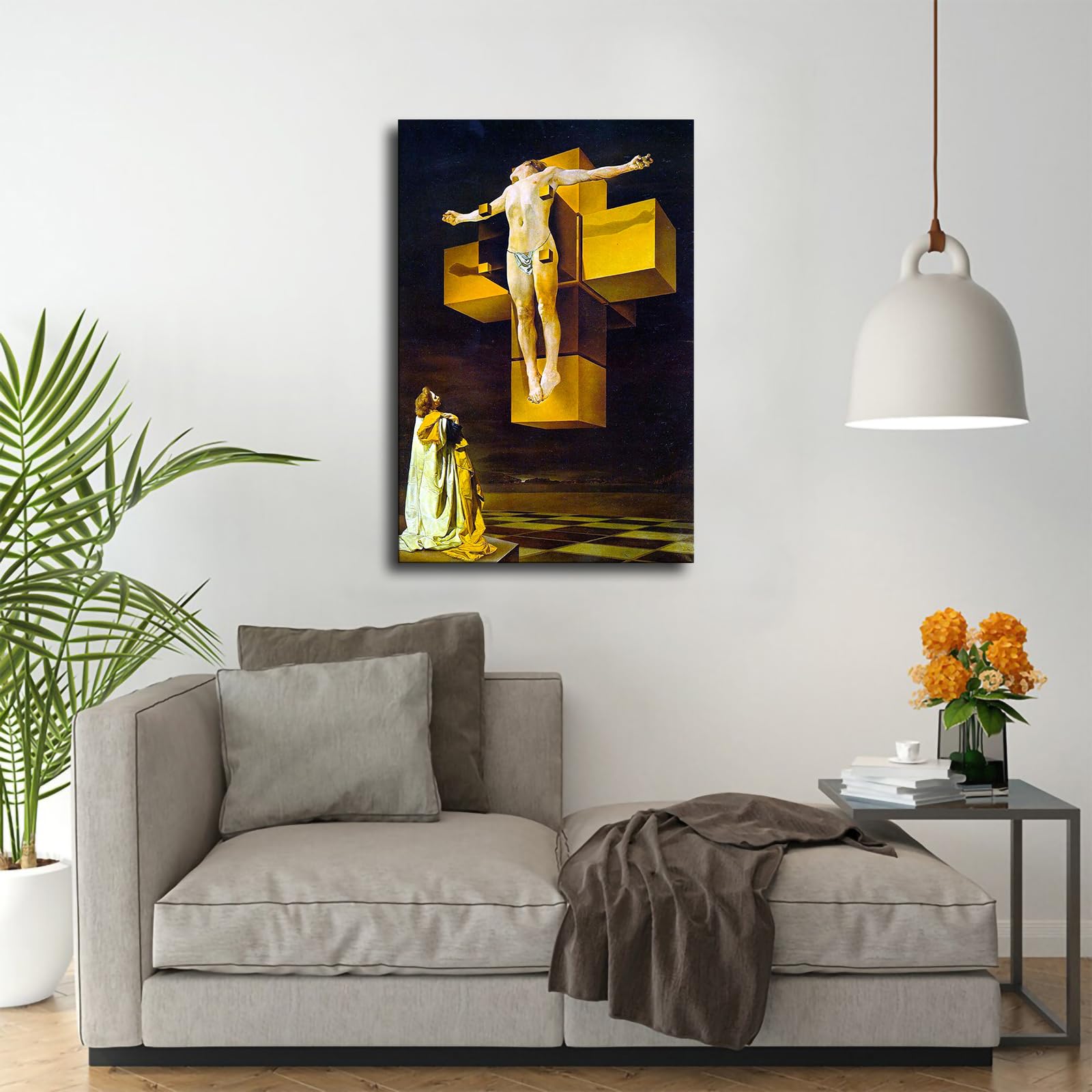Amazon.com: Crucifixion Corpus Hypercubus Jesus Cross Poster